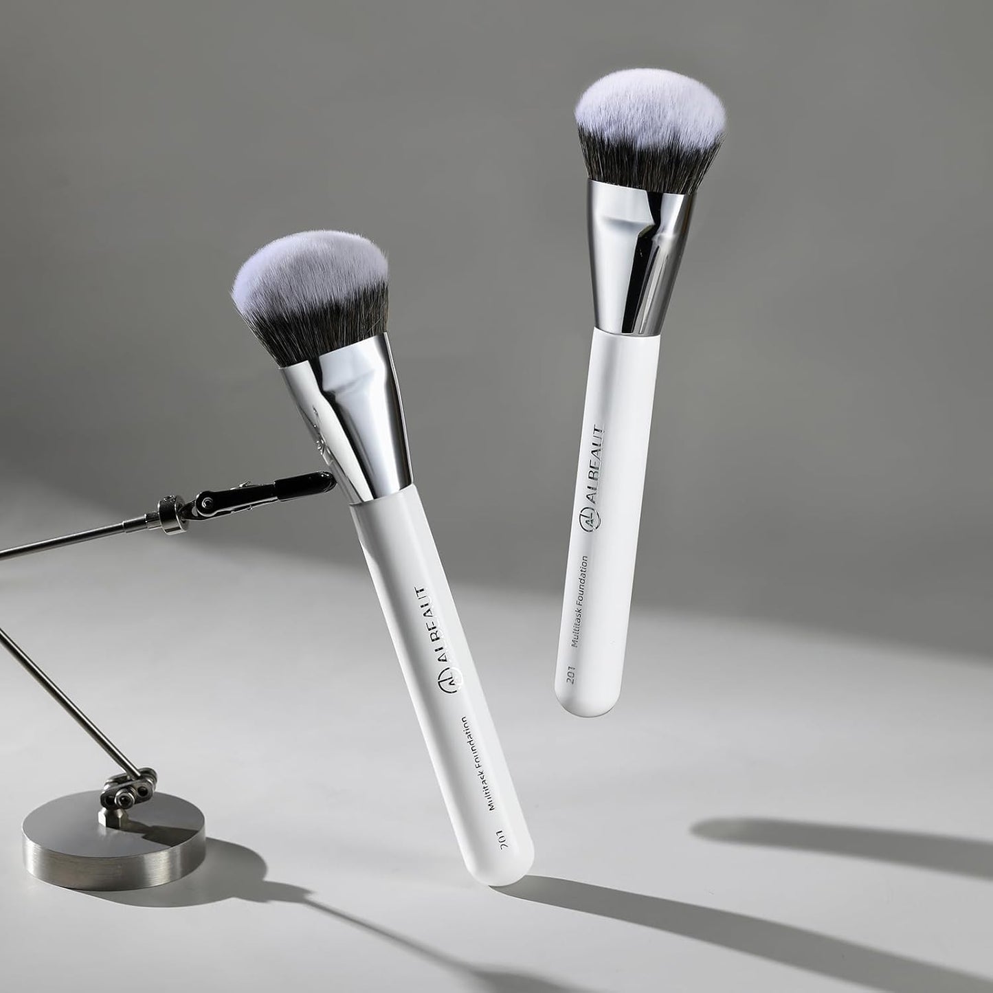 201 Angled Foundation Brush for Flawless Makeup Application Professional Liquid,
