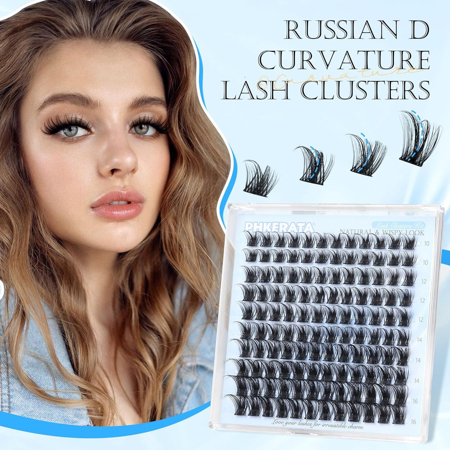 Wispy Eyelash Clusters Natural Lash Clusters 120 Pcs Cluster Eyelash Extensions