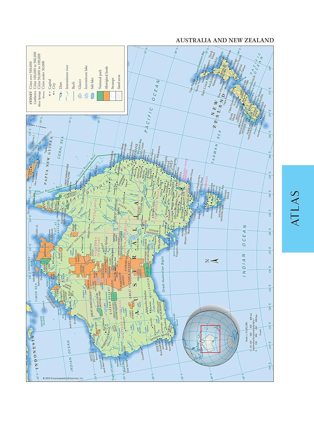 Webster'S Dictionary & Thesaurus for Students with Full-Color World Atlas, Third