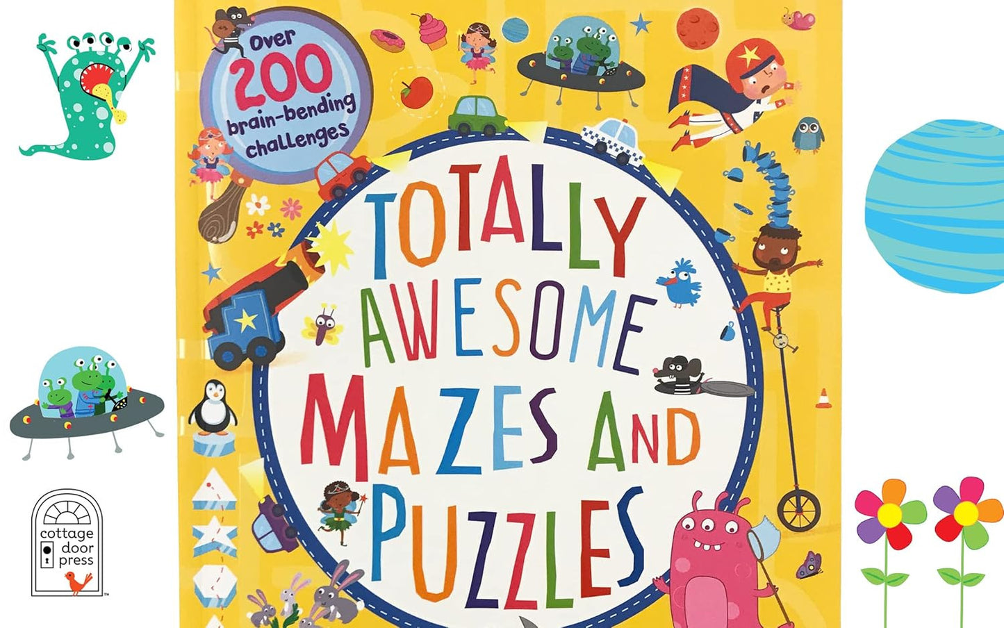 Totally Awesome Mazes and Puzzles: over 200 Brain-Bending Challenges