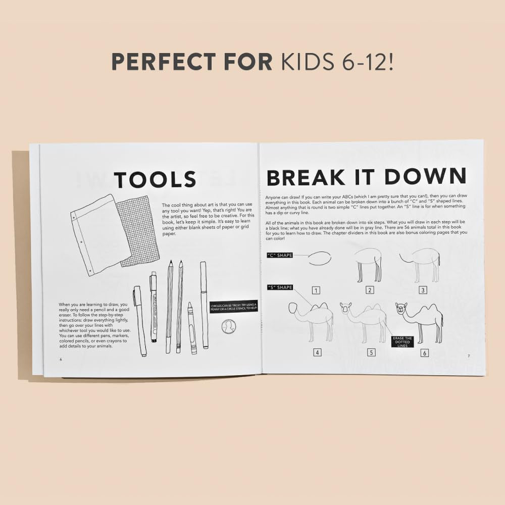 All the Animals: How to Draw Books for Kids with Dogs, Cats, Lions, Dolphins, an