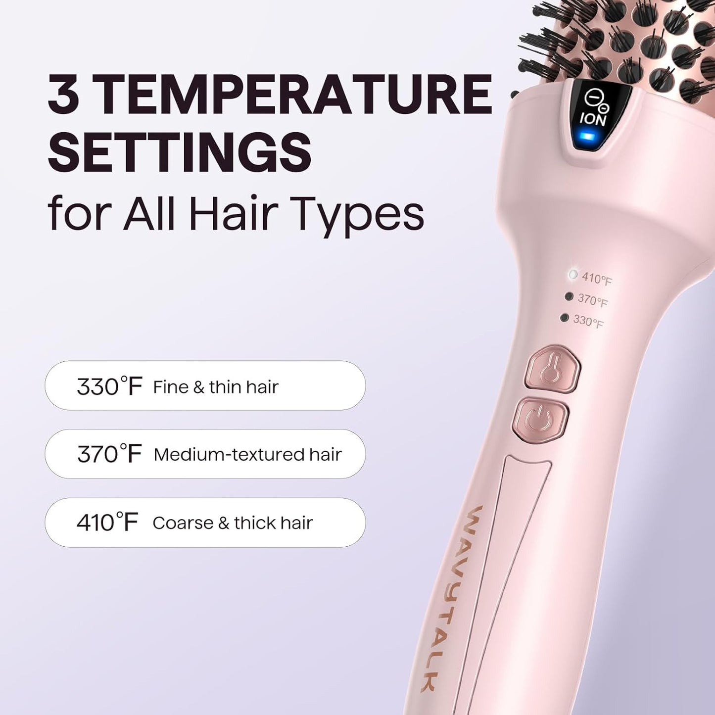Updated Version Thermal Brush, 1.5 Inch Negative Ion Blowout Express Thermal rou