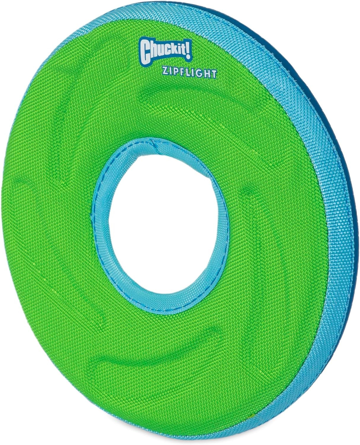 Zipflight Flying Disc Dog Toy, Medium (8.5"), Orange and Blue