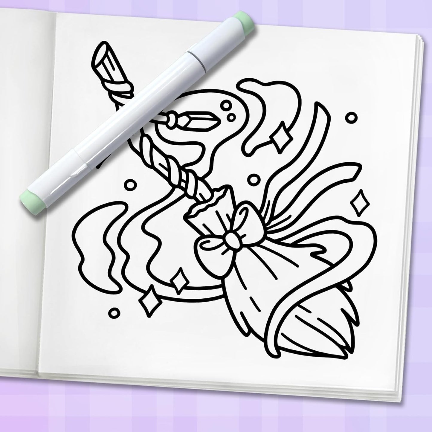Witchy Vibes: Bold and Easy Coloring Book for Adults, Teens, and Seniors with Si