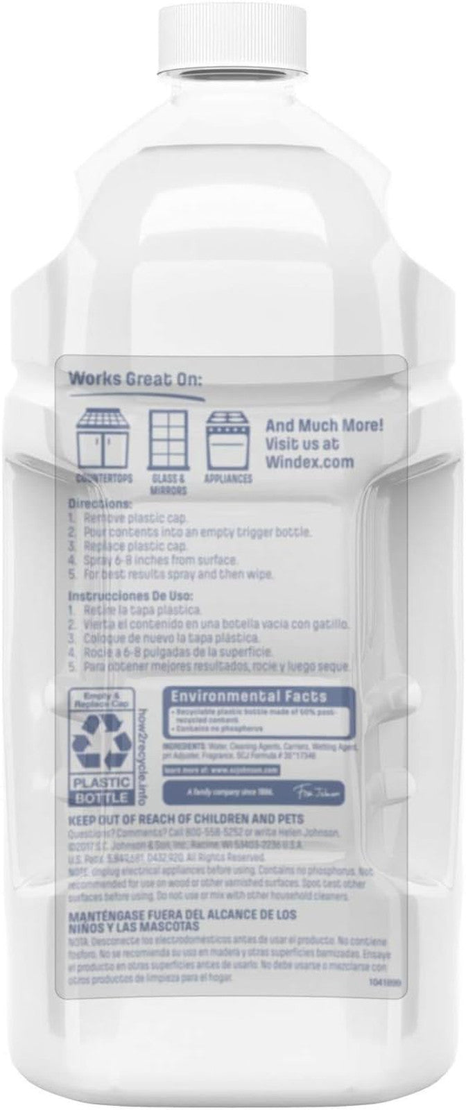 Vinegar Multi-Surface Cleaner Refill, 2 L (2)