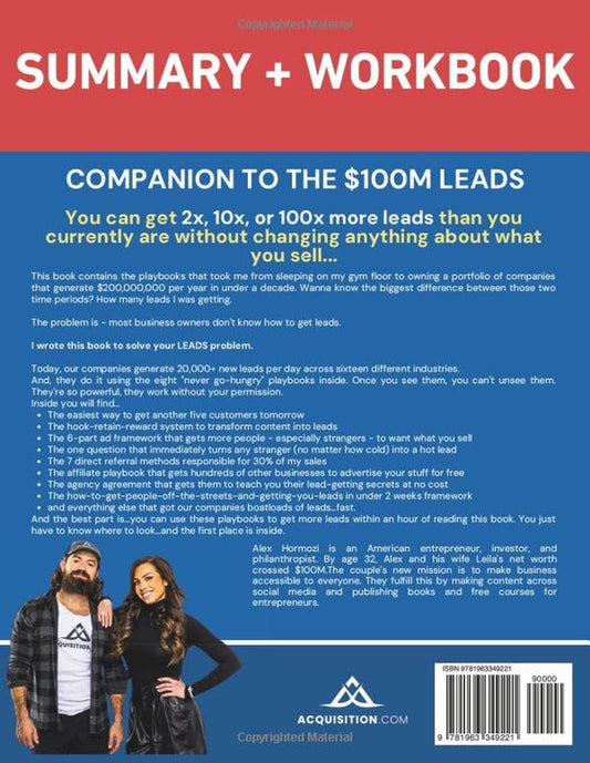 $100M Leads Summary & Workbook: How to Get Strangers to Want to Buy Your Stuff (