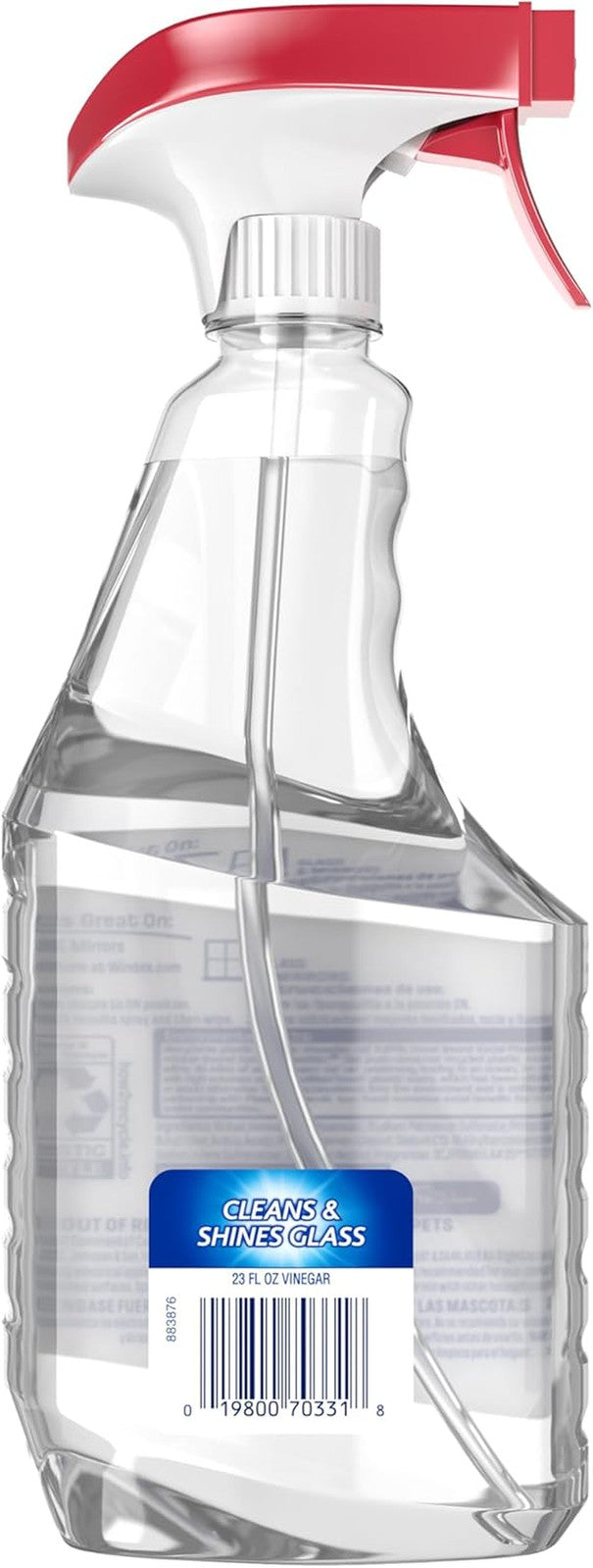 Vinegar Glass and Surface Cleaner Spray Bottle, Packaging Designed to Prevent Le