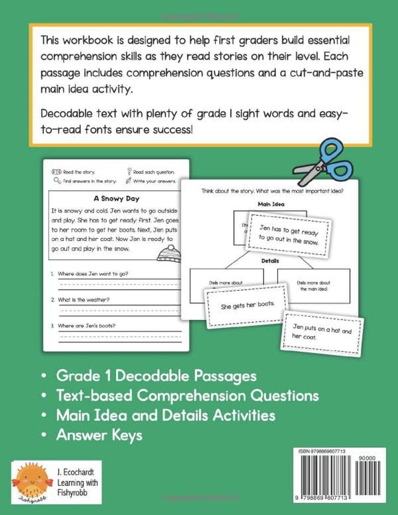 1St Grade Reading Comprehension Passages and Activities Workbook Ages 6 to 7: Co