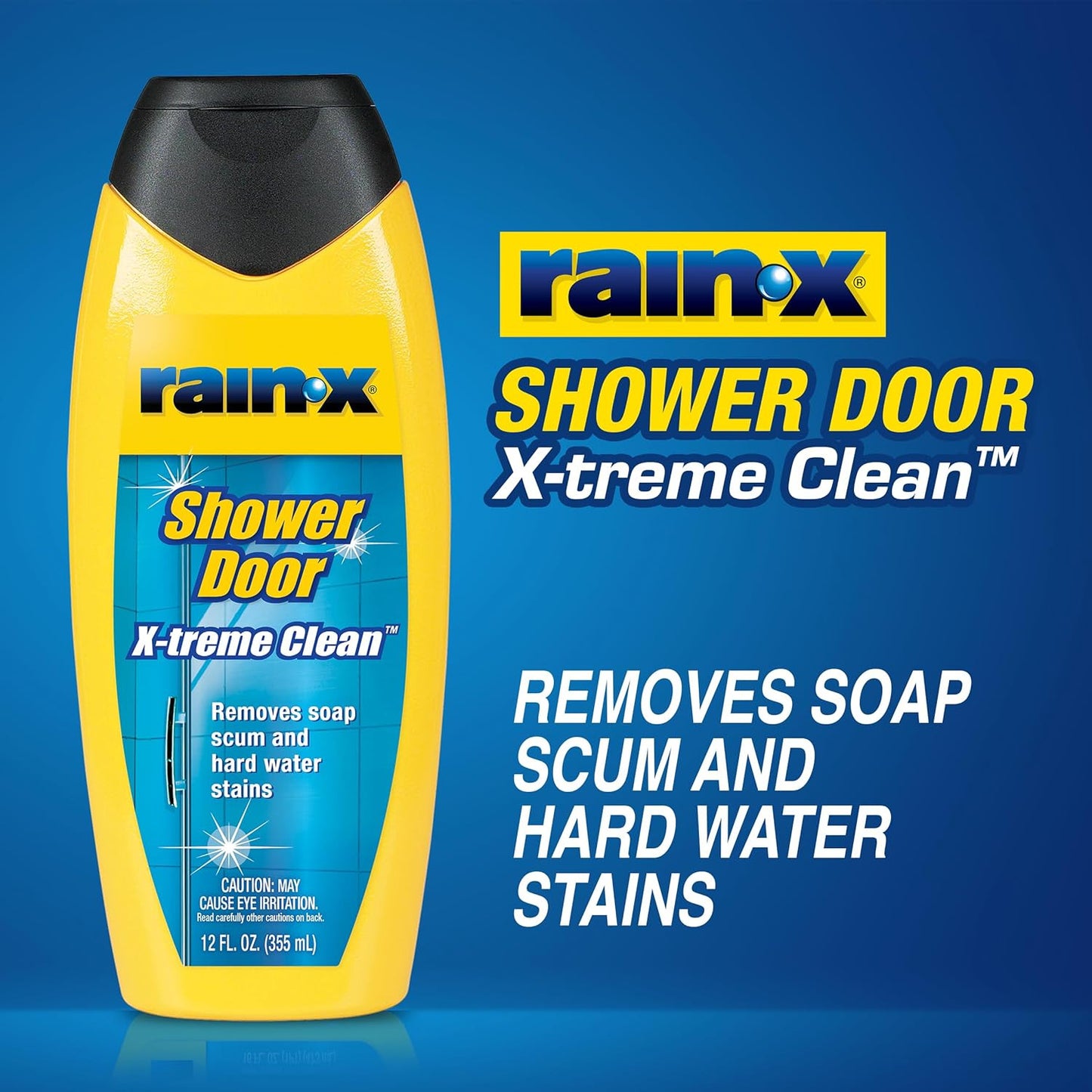 630544 X-Treme Clean Shower Door Cleaner, 12 Fl. Oz, Formulated to Glass Doors -