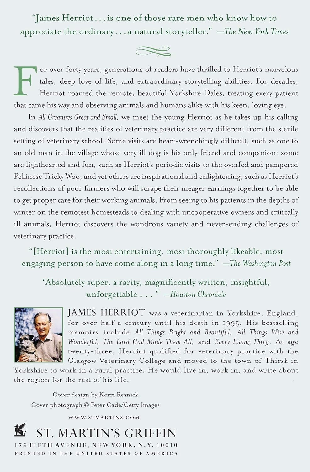 All Creatures Great and Small