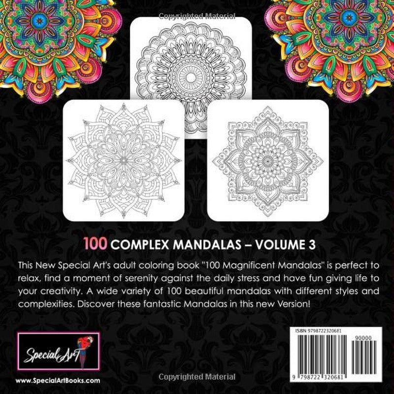 100 Magnificent Mandalas: an Adult Coloring Book with More than 100 Beautiful an