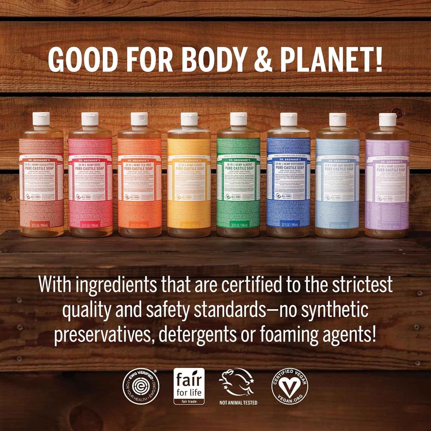 ’S Pure-Castile Magic Liquid Soap - Made with Regenerative Organic Certified Oil