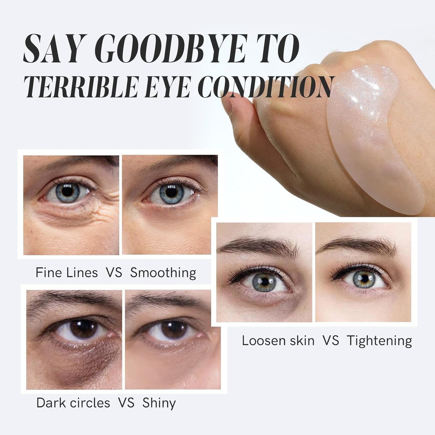Under Eye Patches with Collagen and Peptide Eye Mask for Dark Circles and Puffin