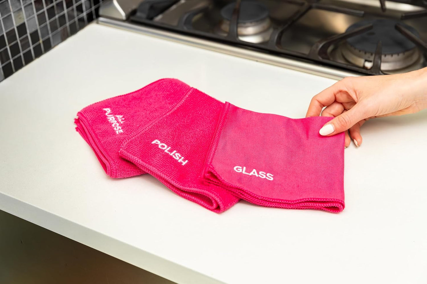 – the Pink Stuff – Miracle Microfibre Cloth Collection 3 Pack