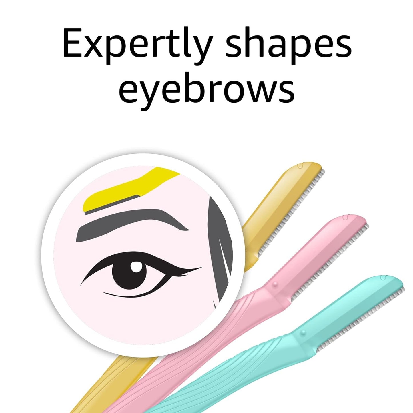 Women'S Multipurpose Exfoliating Dermaplaning Tool, Eyebrow & Facial Razor, Incl