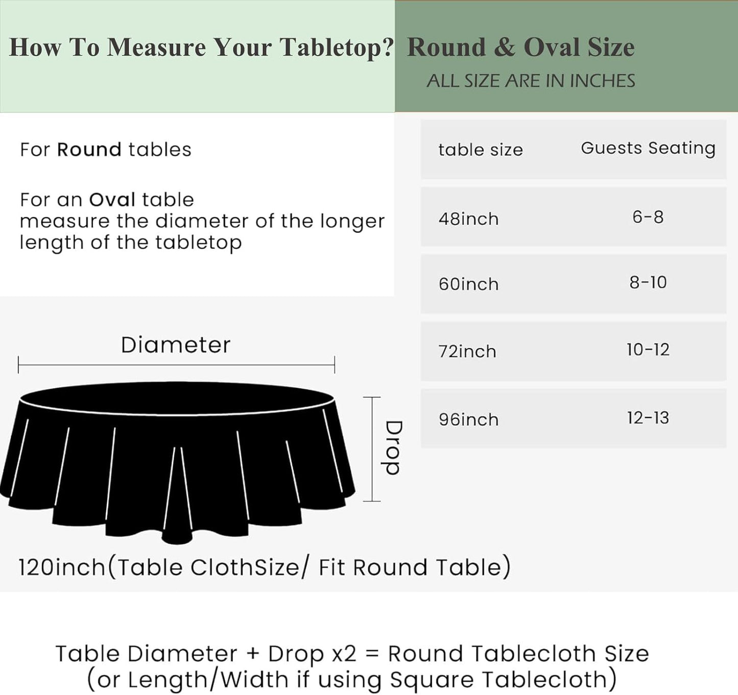 8 Pack White round Table Cloth 120 Inch Tablecloths Linens for round Tablecloth