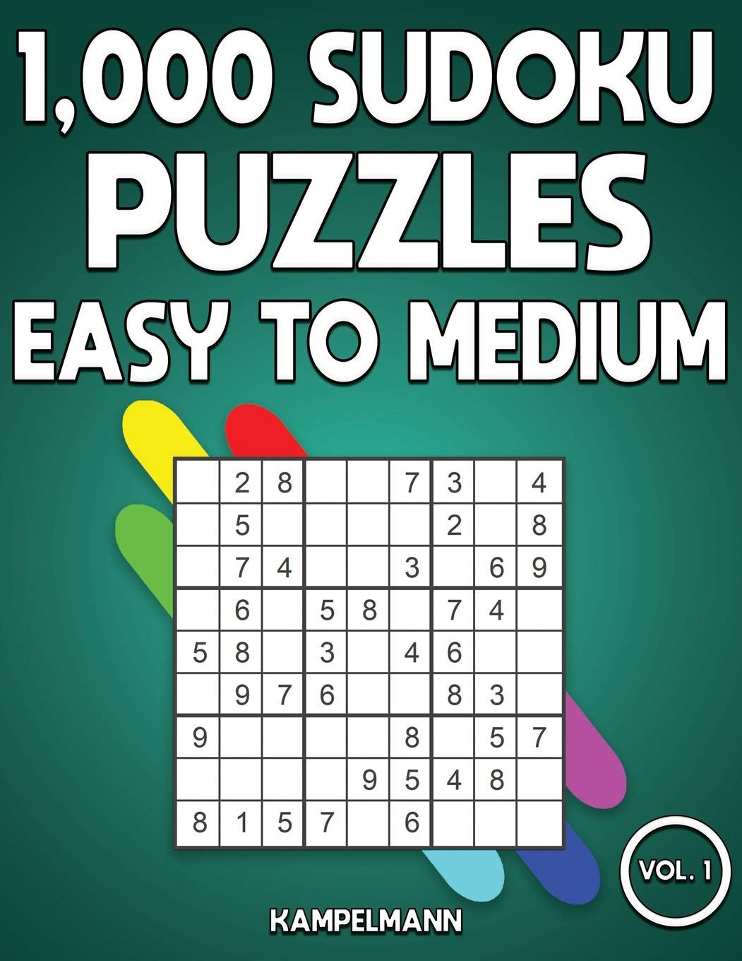 1,000 Sudoku Puzzles Easy to Medium: Big Sudoku Puzzle Book for Adults with Solu