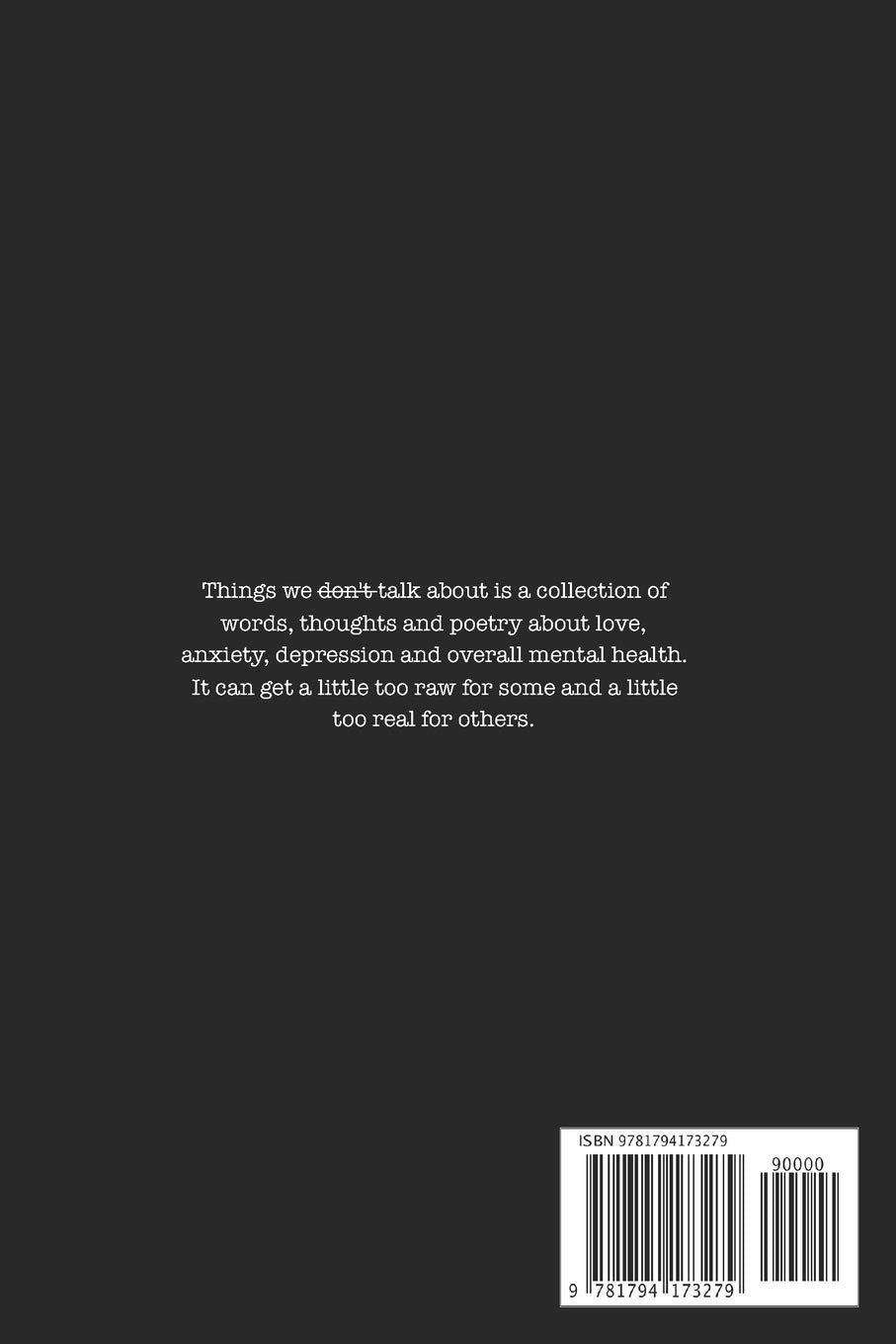 THINGS WE DON’T TALK ABOUT