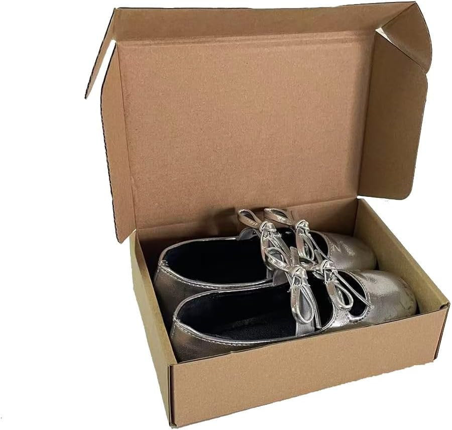 7X5X2 Inch Set of 50 Pack Brown Corrugated Shipping Boxes - Cardboard Boxes for