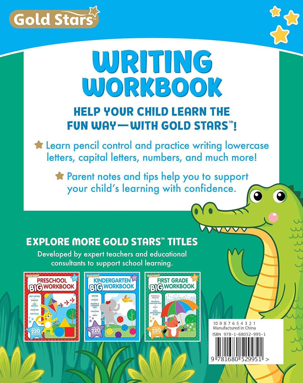 Writing Workbook for Ages 4-7 with 75+ Handwriting Activities, Pencil Control, L