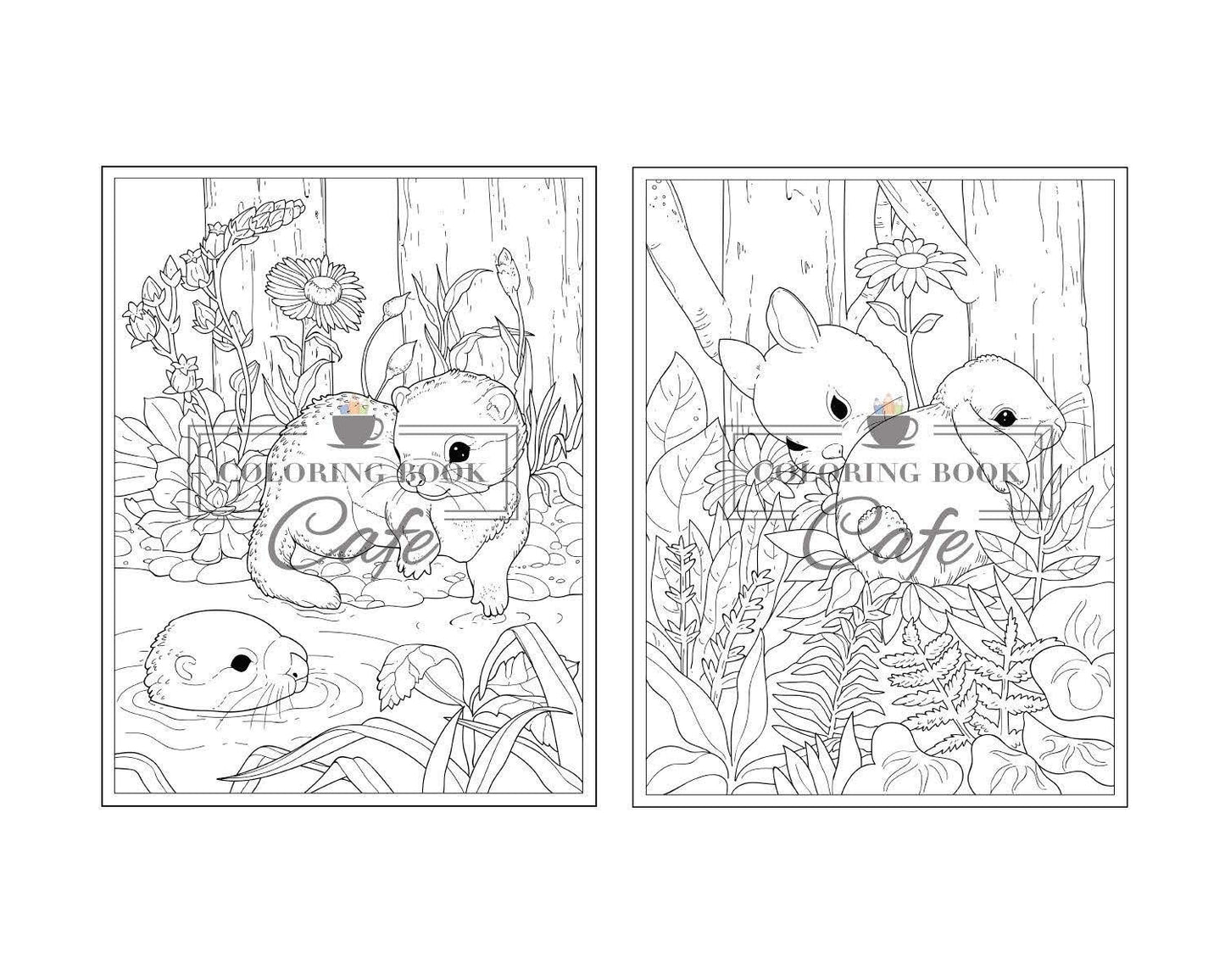 100 Baby Animals: a Coloring Book Featuring 100 Incredibly Cute and Lovable Baby