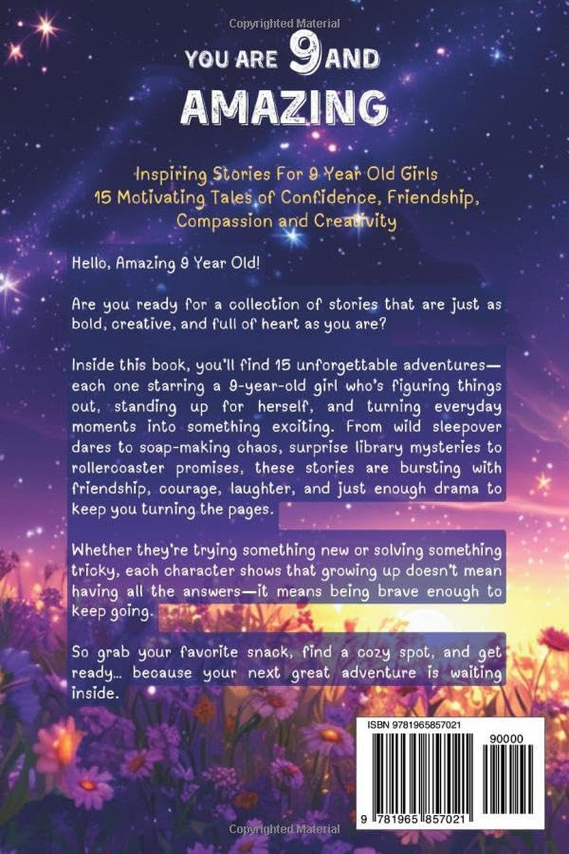 You Are 9 and Amazing! Inspiring Stories for 9 Year Old Girls: 15 Motivating Tal
