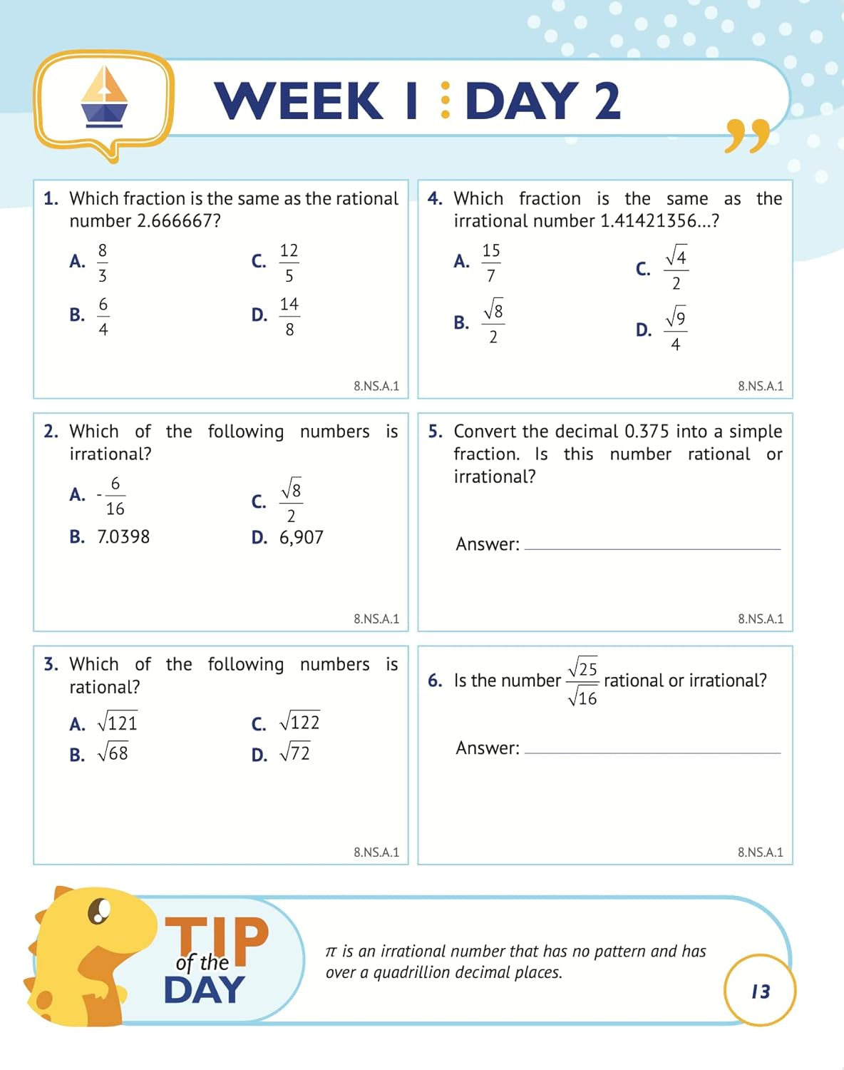 8Th Grade Common Core Math: Daily Practice Workbook | 1000+ Practice Questions a