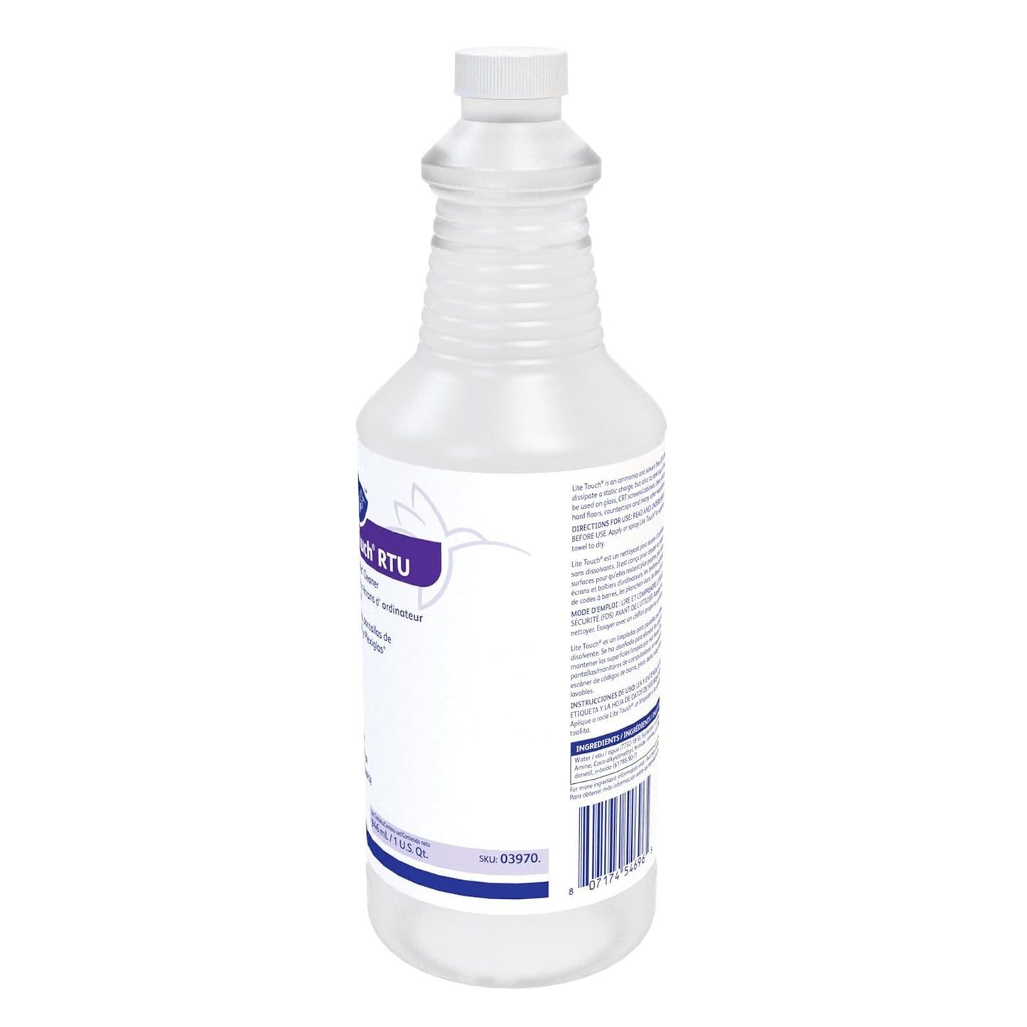 03970. Lite Touch CRT & Plexiglas Cleaner, Dissipates Static Charge & Repels Dus