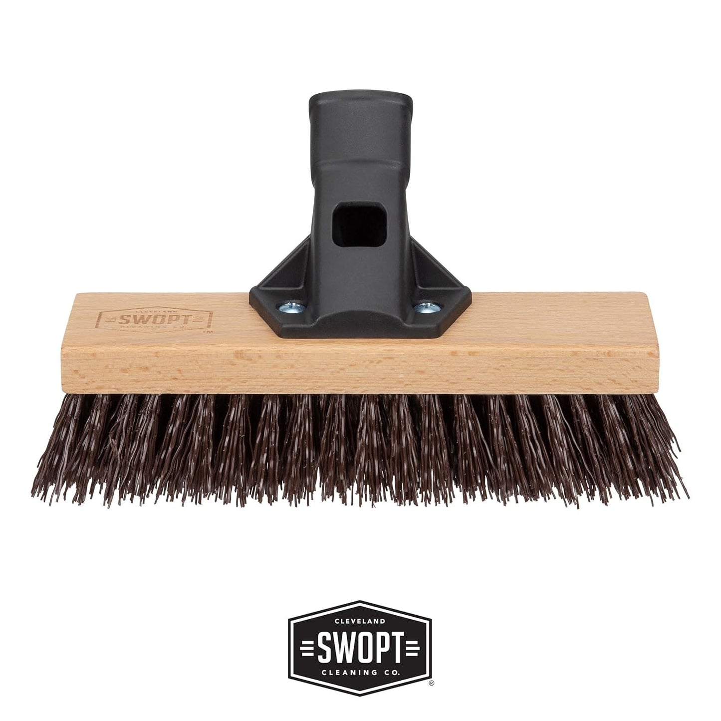 10' Premium Rough Surface Scrub Brush Head - Deck Brush for Rough and Textured S