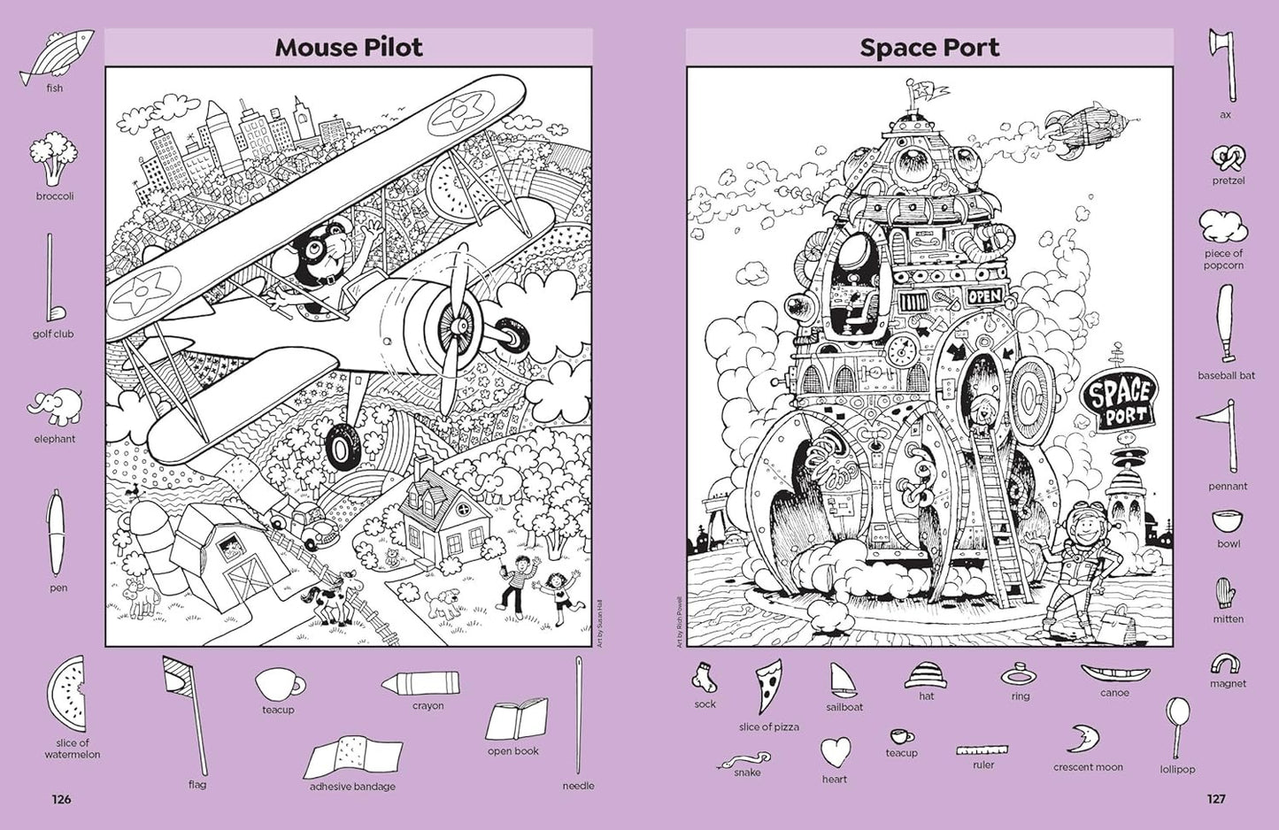 Travel Puzzles: Kids Travel Activity Book with over 100 Hidden Picture Puzzles,