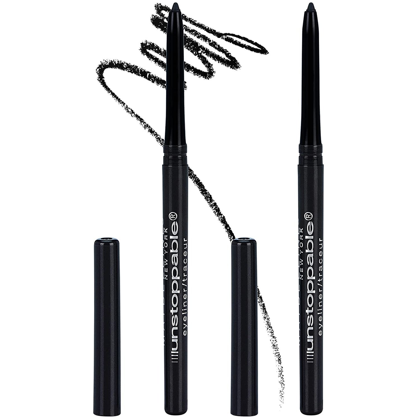 Unstoppable Waterproof Mechanical Black Eyeliner Pencil, Easy to Apply, Smooth G