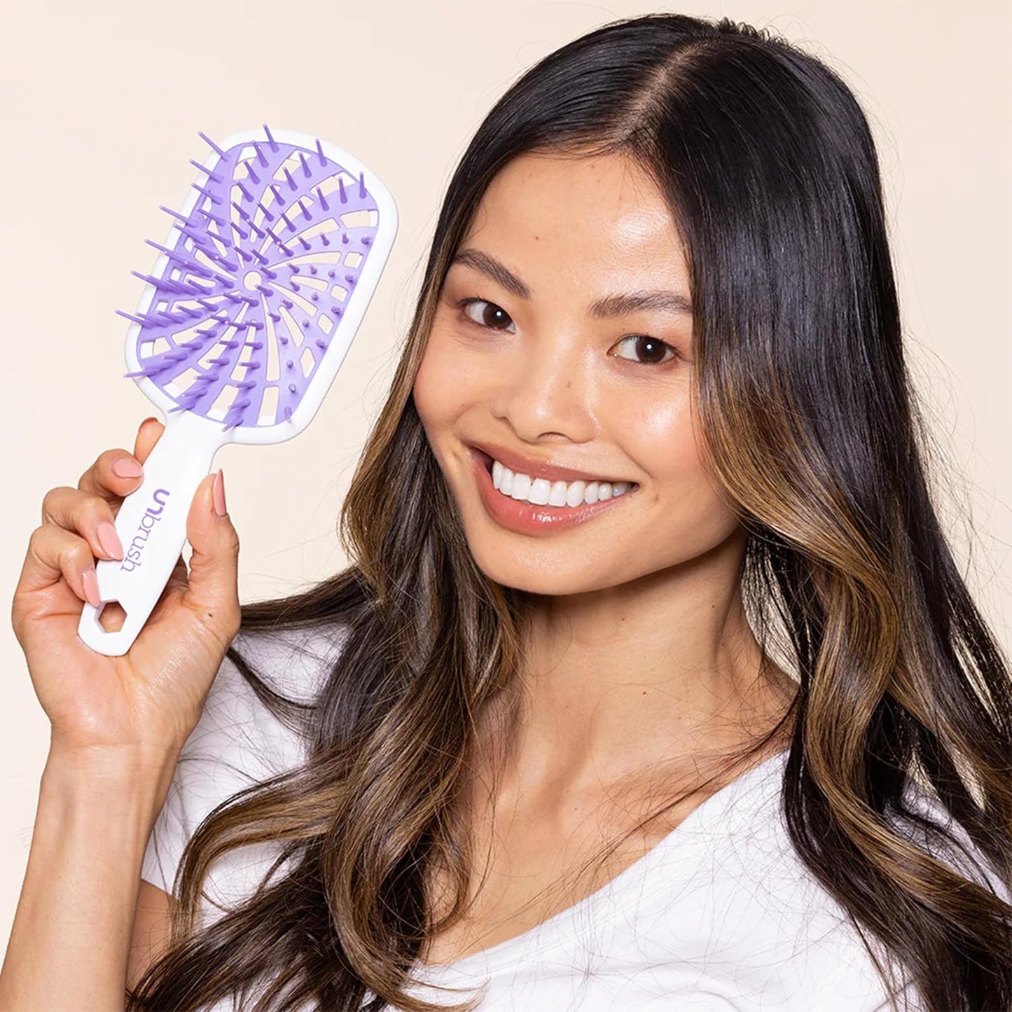 Unbrush plus — Curly Hair Brush for Gentle & Effective Detangling on Wet or Dry