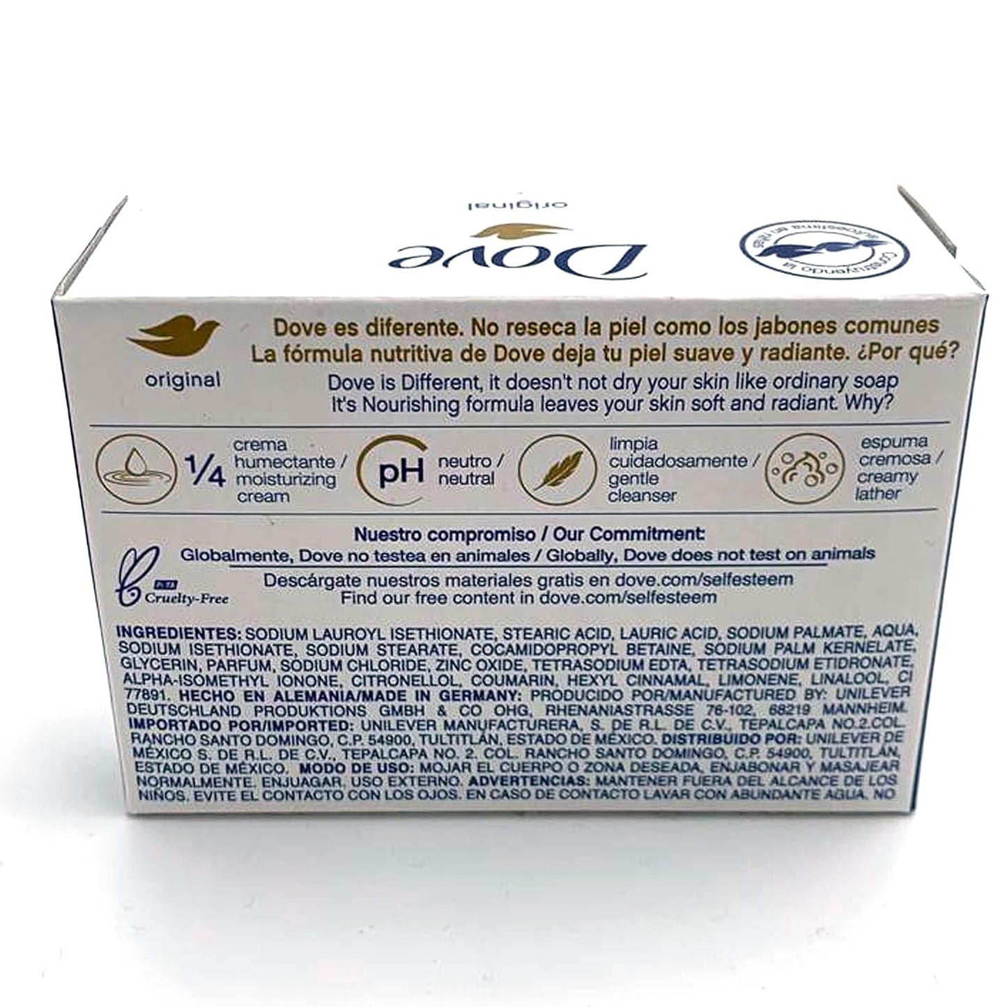 White Moisturizing Cream Beauty Bar 3.75 Oz Soap(3 Pack)