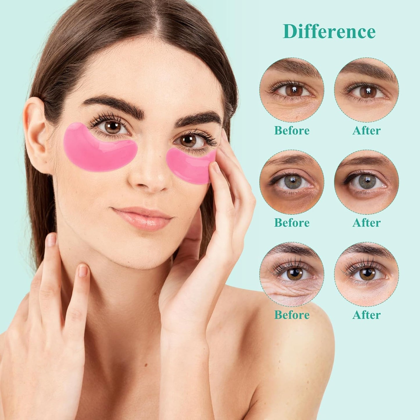 Under Eye Patches (30 Pairs), under Eye Mask for Puffy Eyes, Dark Circles,Bags a