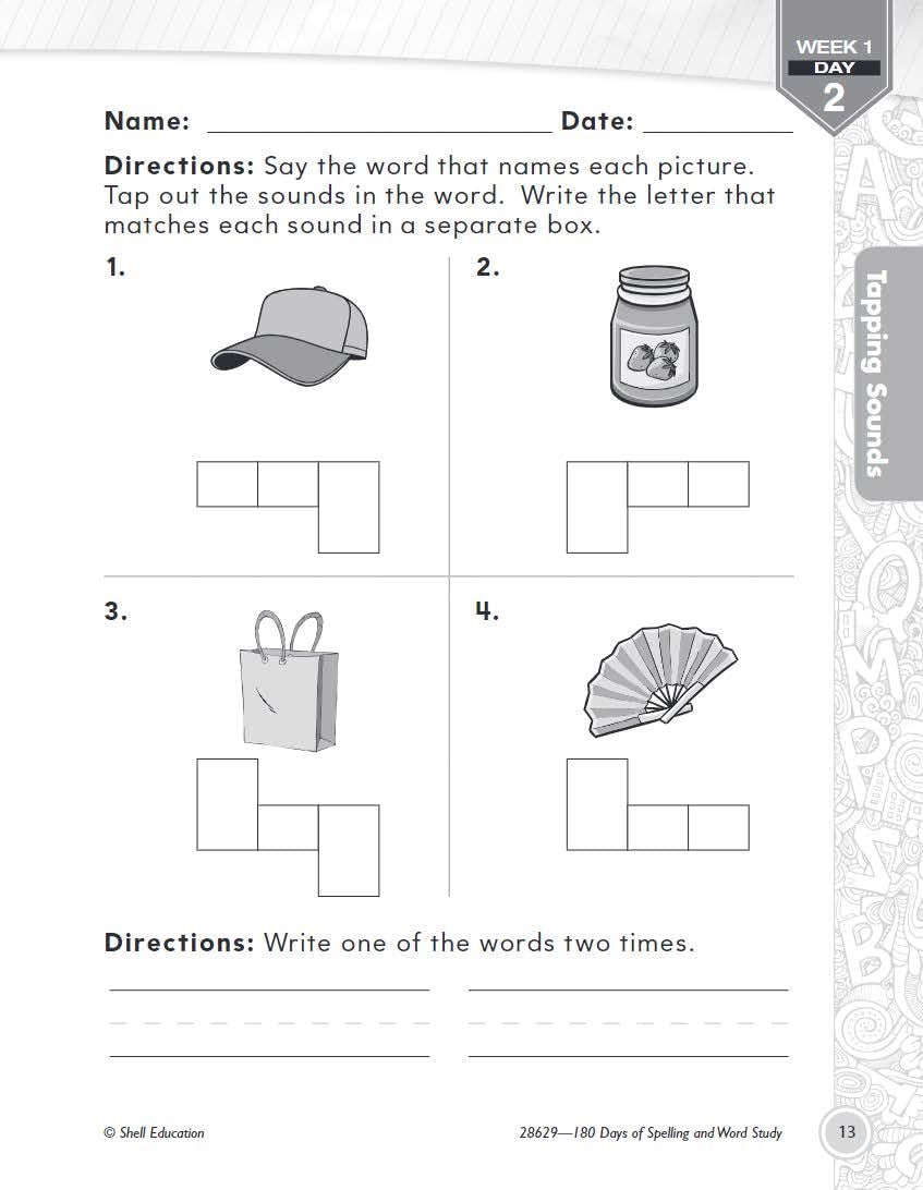 180 Days™: Reading, Vocabulary/Language for 1St Grade Practice Workbook for Clas