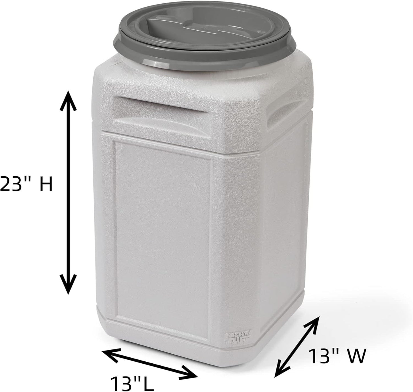 Airtight Dog Food Storage Container – 13 Gal, up to 54 Lb Capacity – Cat and Dog