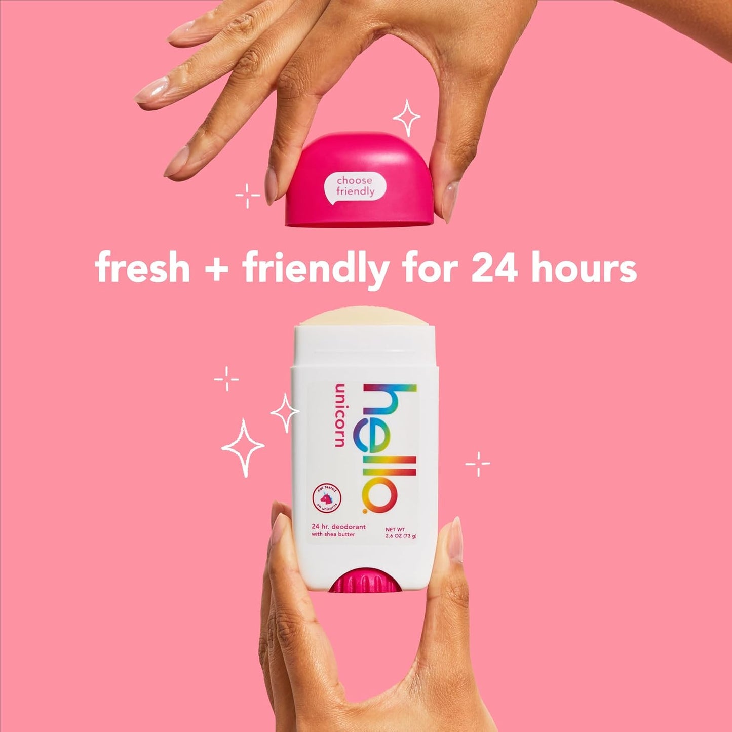 Unicorn Aluminum Free Deodorant for Women, Girls, Safe for Kids, Dermatologicall