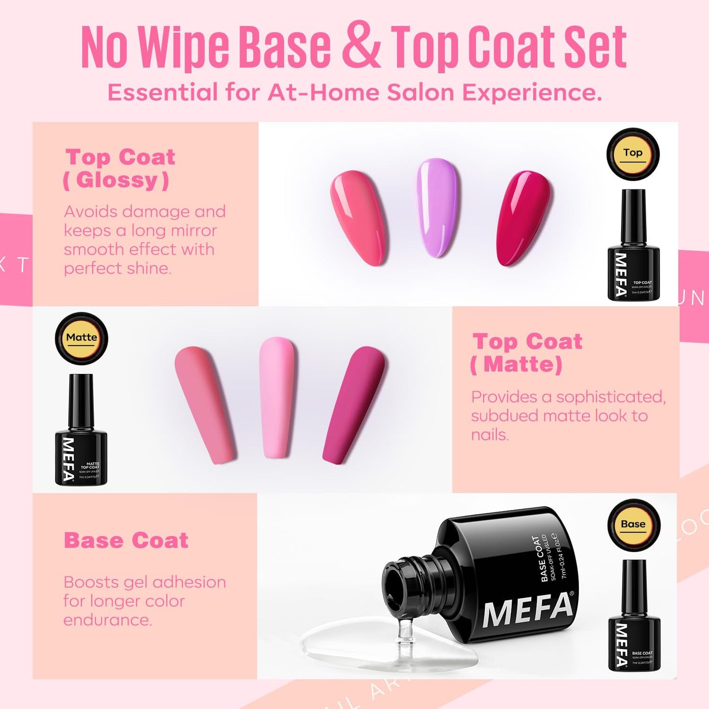 32 Colors Gel Nail Polish Kit with U V Light, 54 Pcs Nude Pink Popular Gel Nail