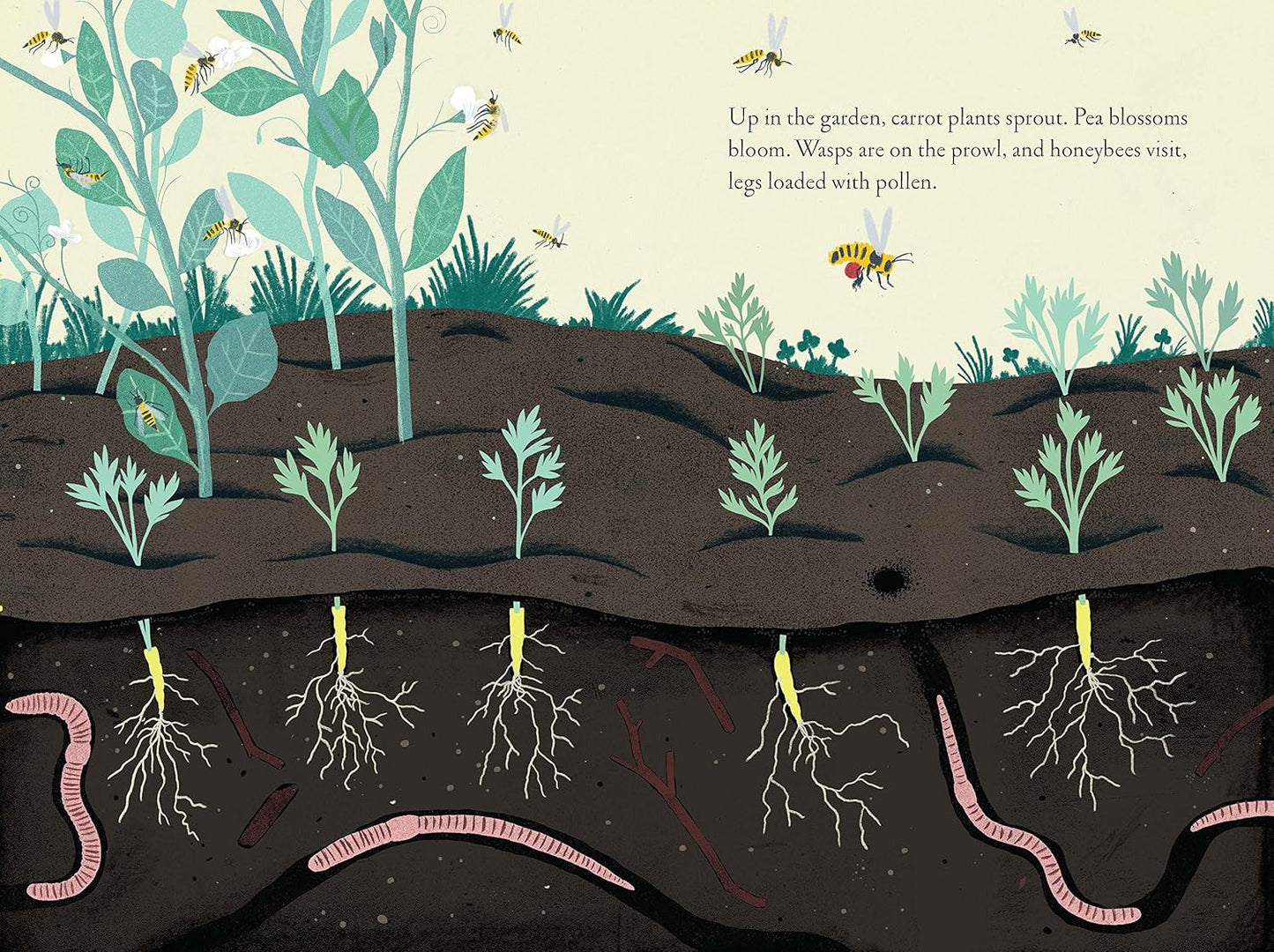 Up in the Garden and down in the Dirt: (Nature Book for Kids, Gardening and Vege
