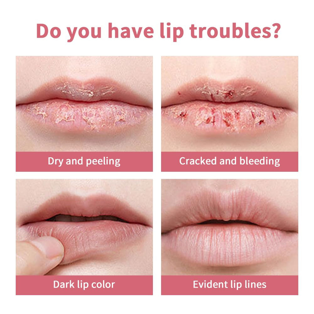 2PCS Honey Lipstick Tinted Lip Balm - Sheer Hydrating Lipstick for All Skin Tone