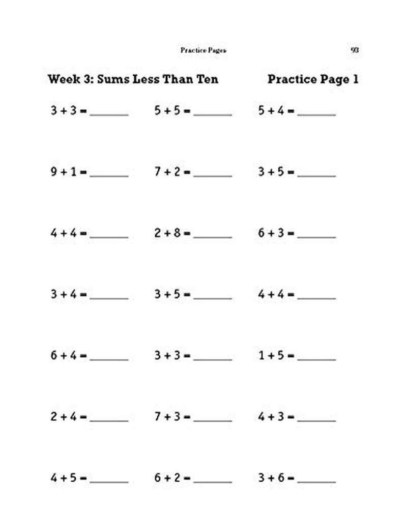 Addition Facts That Stick: Help Your Child Master the Addition Facts for Good in