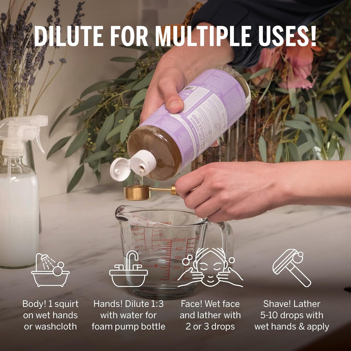 ’S Pure-Castile Magic Liquid Soap - Made with Regenerative Organic Certified Oil
