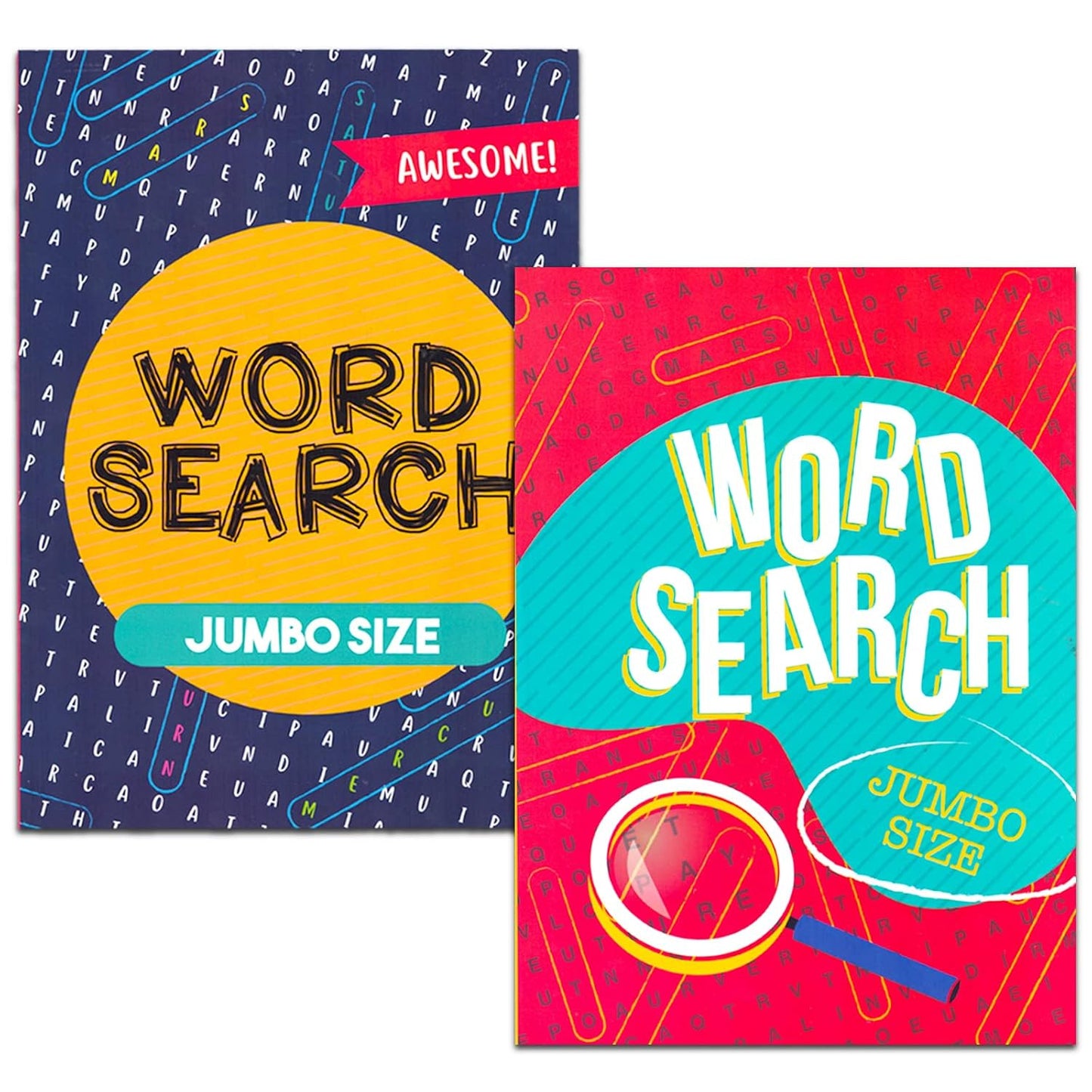 8 Large Print Word Search Books for Adults, Seniors - Set of 8 Jumbo Word Hunt P