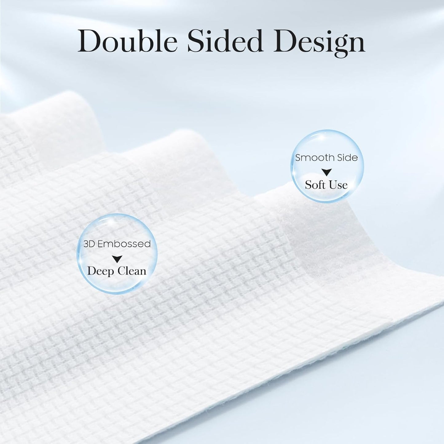 100 Count (2 Box) XL Disposable Face Towels 10” X 12”, 100% Viscose Fibre, Soft