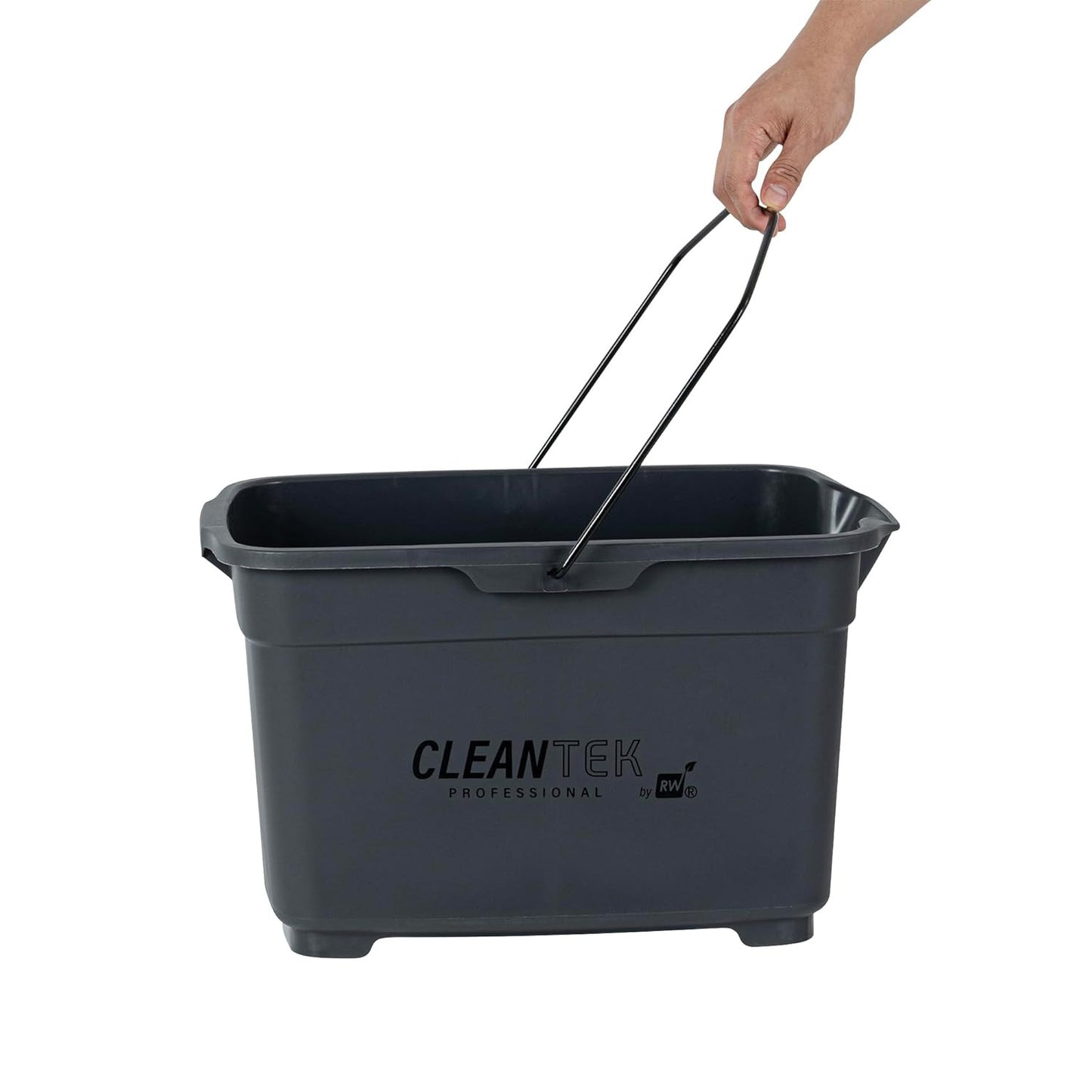 -Clean Tek Professional 19 Quart Cleaning Bucket, 1 Bucket with Comfortable Hand