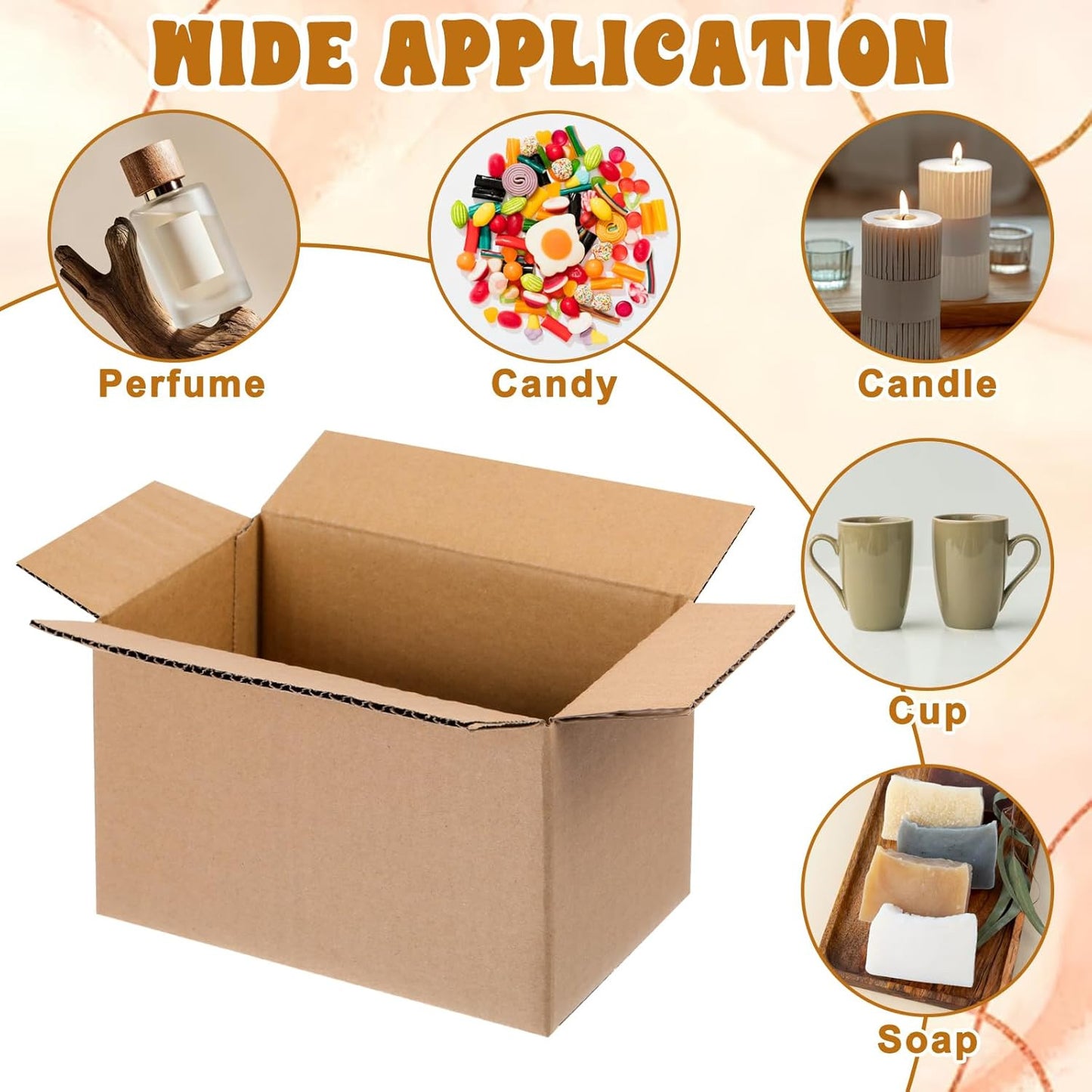 75 Pack Small Shipping Boxes Corrugated Cardboard Mailing Boxes Small Mailing Pa