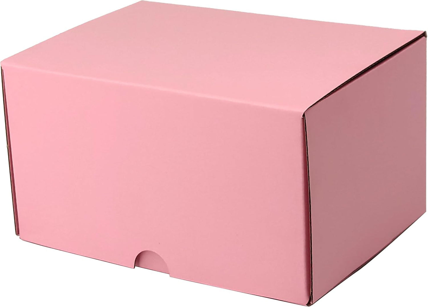 7X5X4 Inches Small Shipping Boxes Set of 50 - Pink Mailer Corrugated Cardboard B