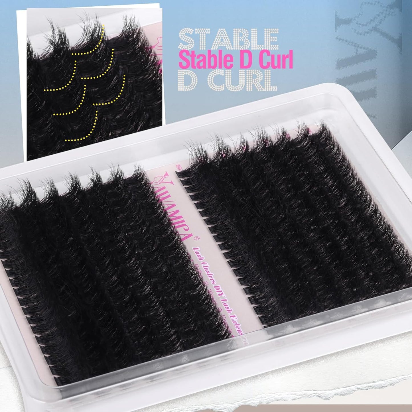 Wispy Eyelash Clusters 12-18Mm Mix 80D 100D Volume Fluffier Cluster Lashes D Cur
