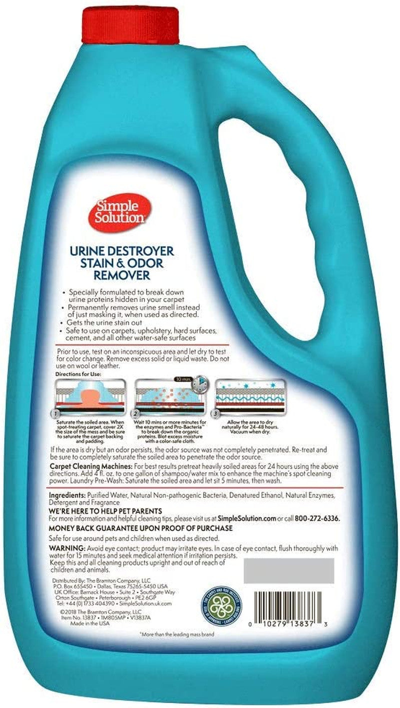 Urine Destroyer for Pets, Strong Odor, Enzyme Pet Odor Eliminator for Home, Floo