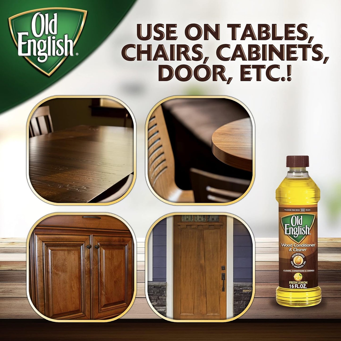 0-62338-07325-5 Lemon Oil Furniture Polish, 96 Fl Oz. (Pack of 6) (Packaging Lab